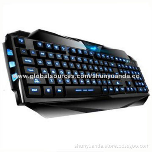 Fashion gaming keyboard 104-key keyboard keys, four-star waterproof